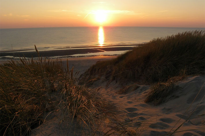 Sonnenuntergang, Nordholland